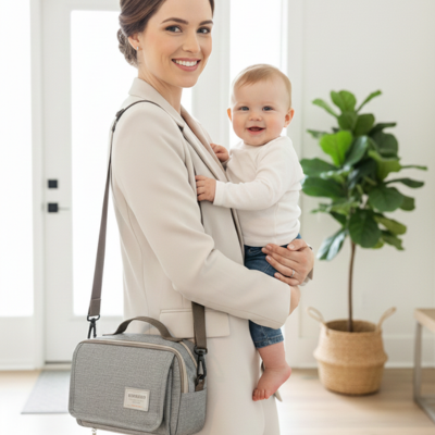Tapis à langer nomade polyvalent maman entrée maison