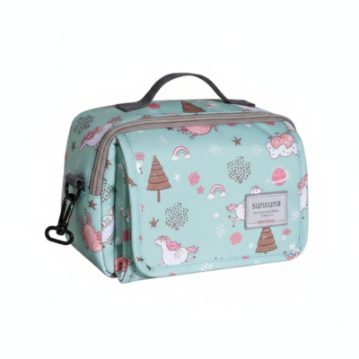 Tapis à langer nomade polyvalent vert